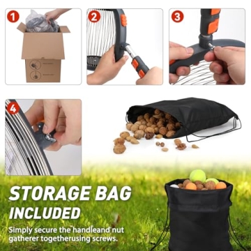 Acorn Picker Upper Roller - Easy Nut Collector