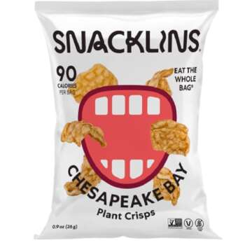 Snacklins Plant Based Crisps Chesapeake Bay - Healthy Vegan Snack
