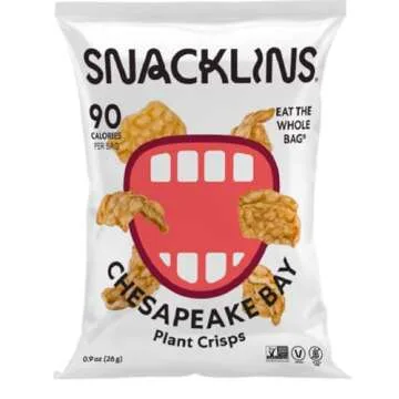 Snacklins Plant Based Crisps Chesapeake Bay - Healthy Vegan Snack