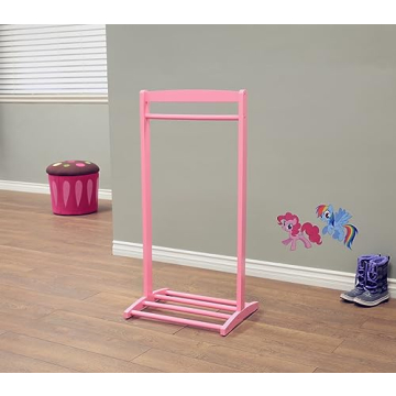 Stylish Pink Kid's Clothes Hanger for Organized Rooms