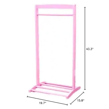 Stylish Pink Kid's Clothes Hanger for Organized Rooms
