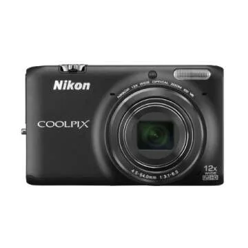 Nikon COOLPIX S6500 Portable Digital Camera with 12x Zoom and Wi-Fi