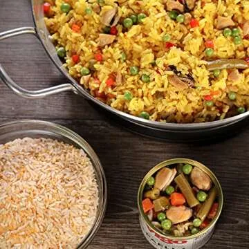 Vigo Authentic Paella Valenciana, Yellow Rice & Seafood Dinner, Spanish Recipe (Yellow Rice & Seafood Dinner, 8 Ounce (Pack of 12))