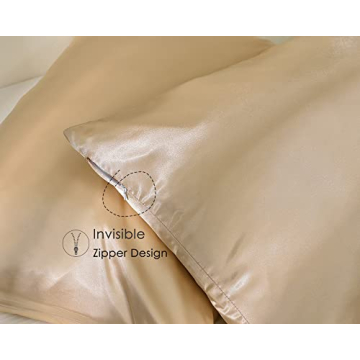 YANIBEST Satin Pillowcase Set Hair Skin Care King Size
