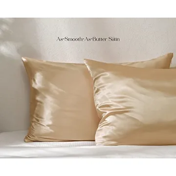 YANIBEST Satin Pillowcase Set Hair Skin Care King Size