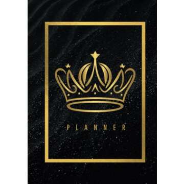 SOIGNÉE Publications - Gold Crown Soignée Weekly Undated Planner: V3 Monthly Overview, Affirmation...