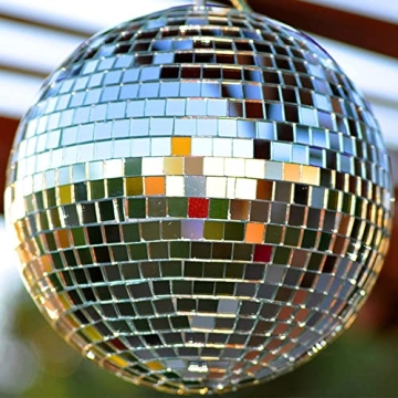 8-Inch Mirror Disco Ball for Home Party Weddings