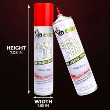 Jo Chef Butane Fuel Refill for Kitchen Torch and Lighter