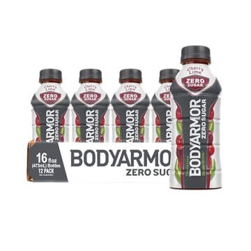 BODYARMOR ZERO Sugar Cherry Lime, Sugar Free Sports Drink - Low-Calorie Hydration - Natural Flavors ...