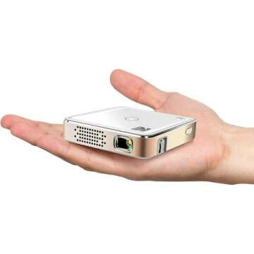 Kodak Mini Projector with HD 1080p & Rechargeable Battery