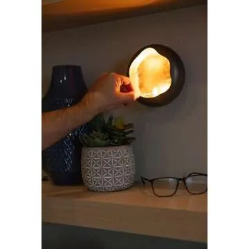 NativeSkins Solara Metal Wall Sconce Candle Holder - Set of Two - Wall Candle Sconces Holders in Modern Graphite Grey Gold Interior Hanging Candelabra Decor