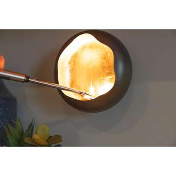 NativeSkins Solara Metal Wall Sconce Candle Holder - Set of Two - Wall Candle Sconces Holders in Modern Graphite Grey Gold Interior Hanging Candelabra Decor