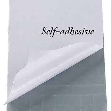 PP OPOUNT 9440 PCS Self Adhesive Mirror Mosaics Sheets, 5 x 5 mm Silver Mirrors Mosaic Square Glass for Craft,Home Decorations