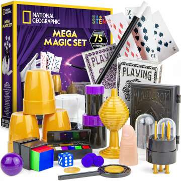 NATIONAL GEOGRAPHIC Mega Magic Set - 75+ Tricks & Pro Videos for Kids