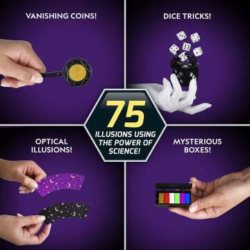NATIONAL GEOGRAPHIC Mega Magic Set for Kids - 75+ Tricks