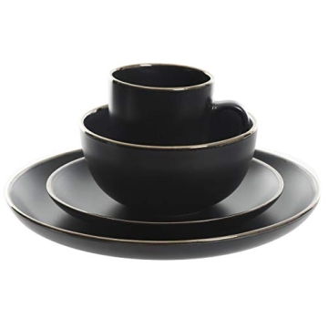 Elegant Gibson Rockaway Dinnerware Set with Gold Trim