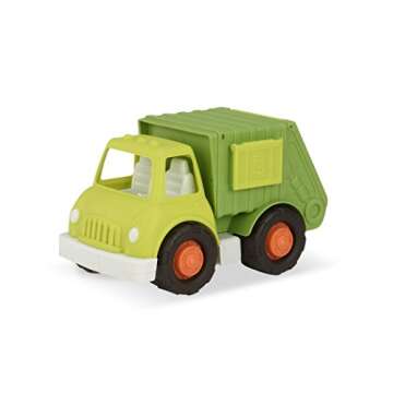 Battat Eco-Friendly 3-Piece Toy Truck Set for Toddlers