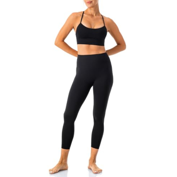 Lavento Women's All Day Soft Yoga Leggings 23"/ 25"/ 28" - No Front Seam Workout Active Legging for Woman