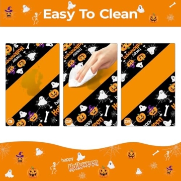 Halloween Tablecloths for Spooky Party Decor - 2 Pack