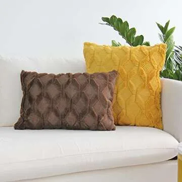 JOJUSIS Plush Velvet Throw Pillow Covers for Luxury Decor