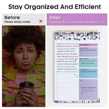 To Do List Pad for Daily Planning with 52 Sheets
