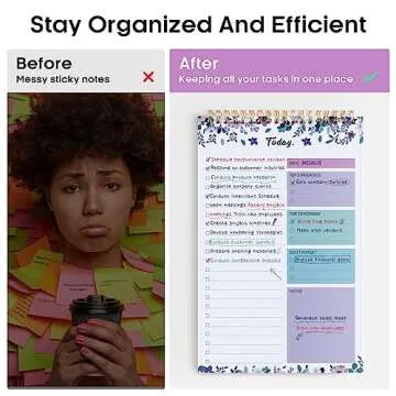 To Do List Pad for Daily Planning with 52 Sheets