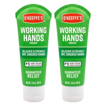 O'Keeffe's Working Hands Hand Cream - Ultimate Hydration for Dry Skin; 3 oz Tube (Pack of 2)