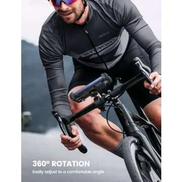 Lamicall Adjustable Bike Phone Mount for Safe Riding
