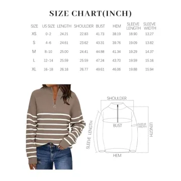 Trendy LILLUSORY Quarter Zip Oversized Sweater