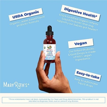 Organic Infant Probiotic Drops for Baby Health Essentials