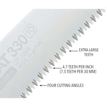 Silky ZUBAT Arborist Professional Hand Saw 330mm XL Teeth (722-33)