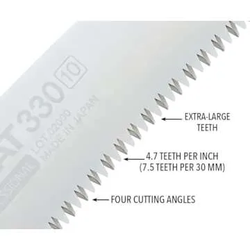 Silky ZUBAT Arborist Professional Hand Saw 330mm XL Teeth (722-33)