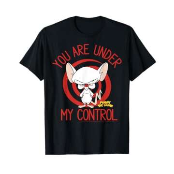 Pinky And The Brain You Are Under My Control T-Shirt - Officially Licensed Apparel for Fans