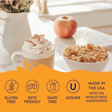 Sugar Free Holiday Apple Crisp Syrup for Coffee Lovers