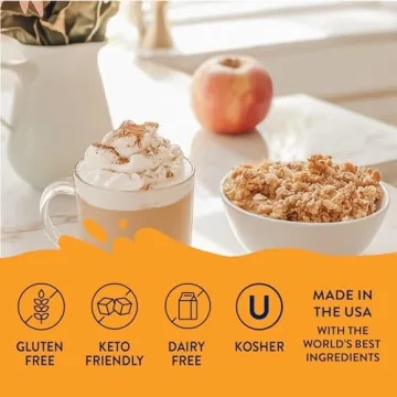 Sugar Free Holiday Apple Crisp Syrup for Coffee Lovers