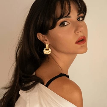 Stylish Gold Plated Clip On Drop Earrings for Women