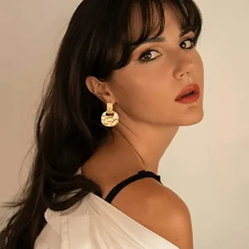 Stylish Gold Plated Clip On Drop Earrings for Women