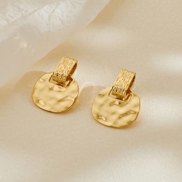 Stylish Gold Plated Clip On Drop Earrings for Women