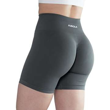 AUROLA Intensify Workout Shorts for Women | Seamless and Stylish