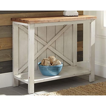 Stylish Modern Farmhouse Console Sofa Table for Narrow Spaces