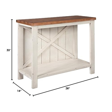 Stylish Modern Farmhouse Console Sofa Table for Narrow Spaces