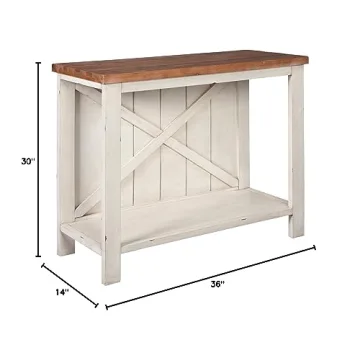 Stylish Modern Farmhouse Console Sofa Table for Narrow Spaces