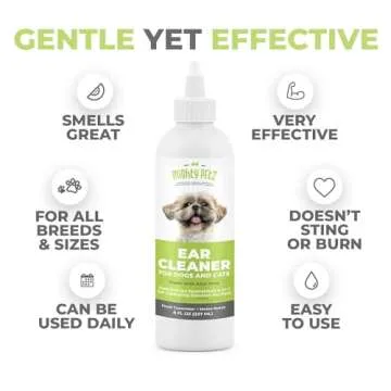 Mighty Petz Dog Ear Cleaner for Dogs & Cats - 8 oz