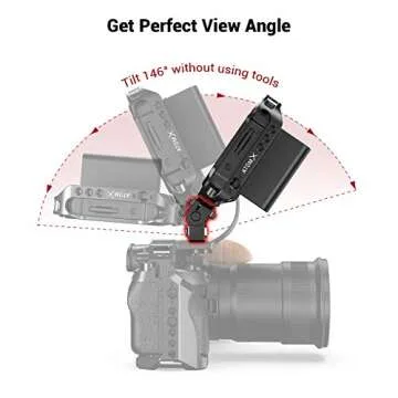 SMALLRIG Monitor Mount EVF Holder Support with Locating Pins for ARRI Standard - 2174