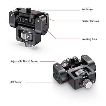 SMALLRIG Monitor Mount EVF Holder Support with Locating Pins for ARRI Standard - 2174