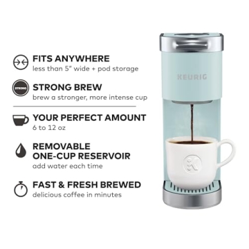 Keurig K-Mini Plus Coffee Maker with Strong Brew Feature