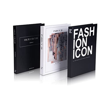 Elegant Decorative Books Set of 3 for Home Decor