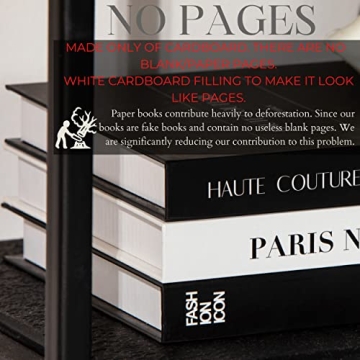 Elegant Decorative Books Set of 3 for Home Decor