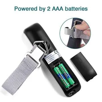 Digital Luggage Scale with Backlit LCD Display for Travel