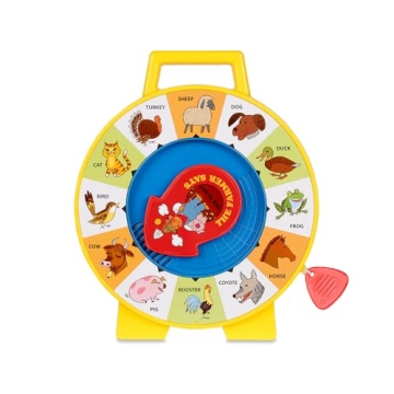 Fisher Price Classics - Farmer Says See 'n Say - Vintage Learning Toy, Sounds and Animals, Interacti...